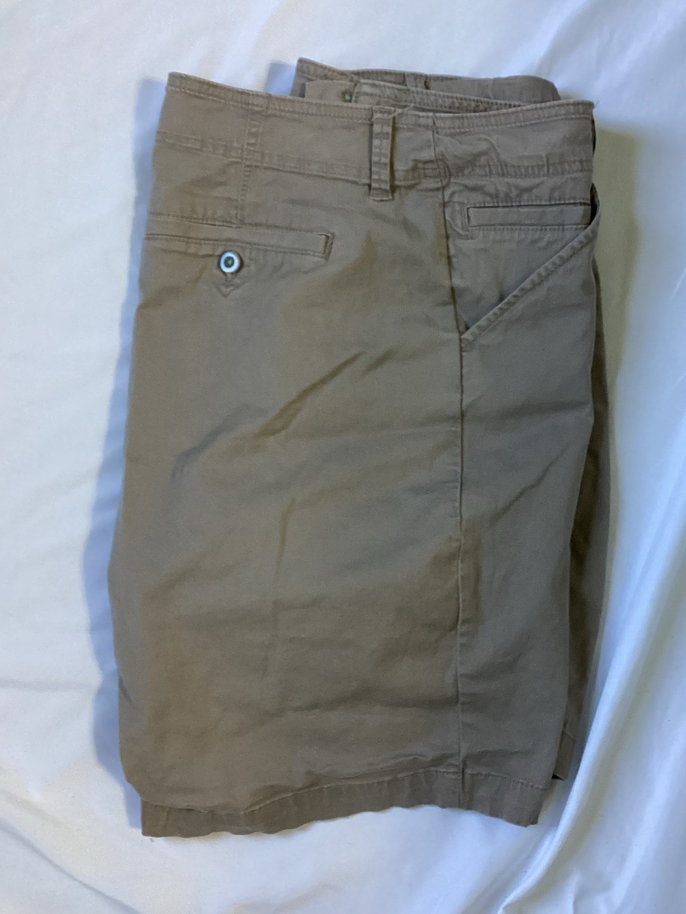Lee Midrise Fit 1889 Ladies Medium Khaki Shorts Size 18W